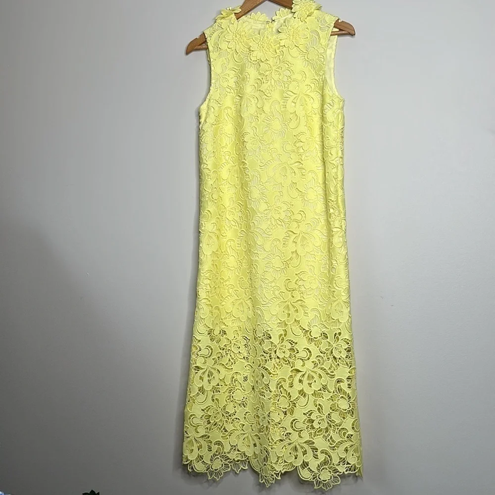 AKNVAS Mallie Floral lace sleeveless dress S NWOT - Picture 6 of 16